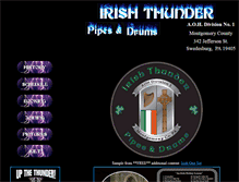 Tablet Screenshot of irishthunder.org